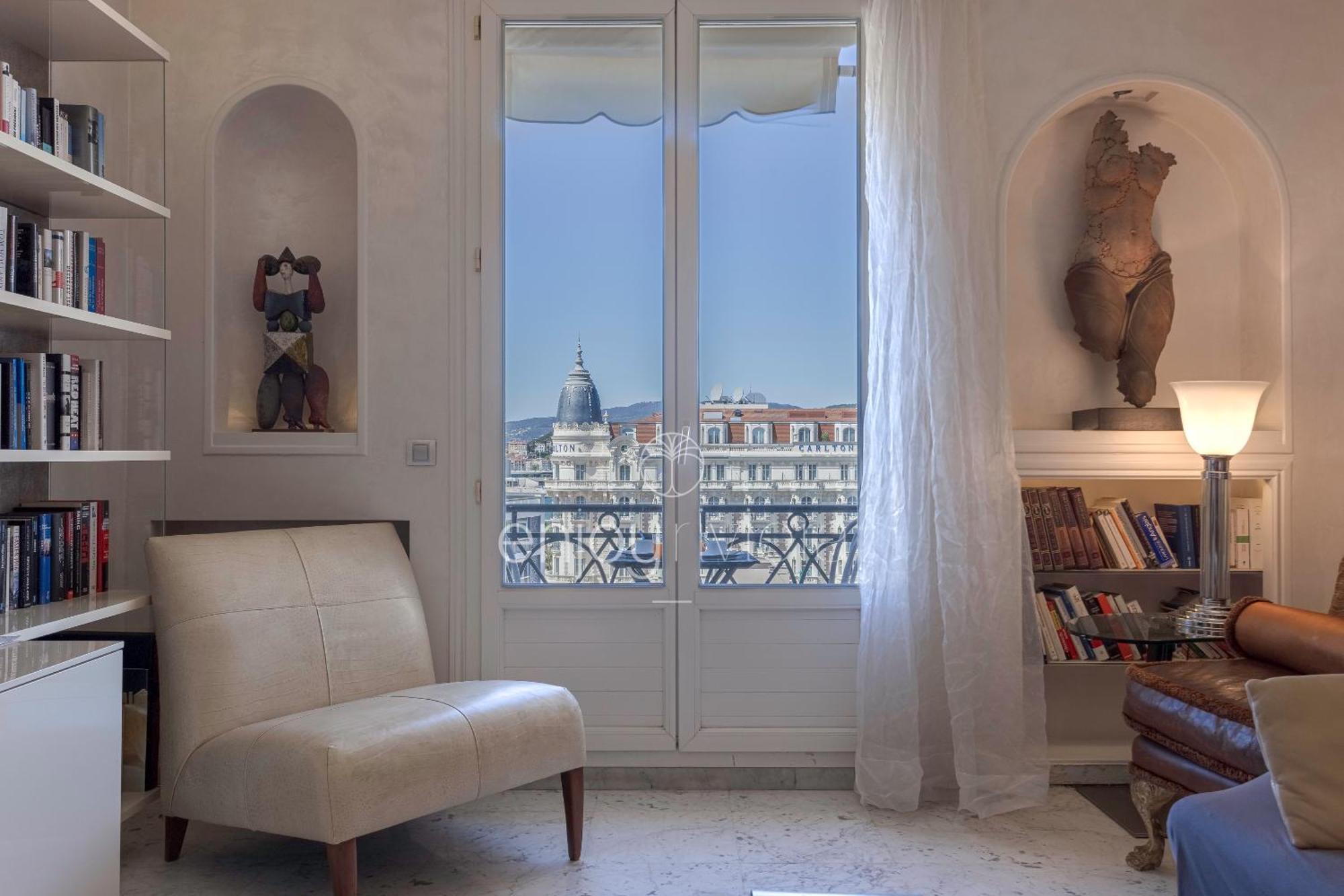 Palais Miramar Suite Art Modern - Derniere Etages Vue Mer - 75M De Confort - En Face Des Plages -Wifi - Clim Cannes Dış mekan fotoğraf