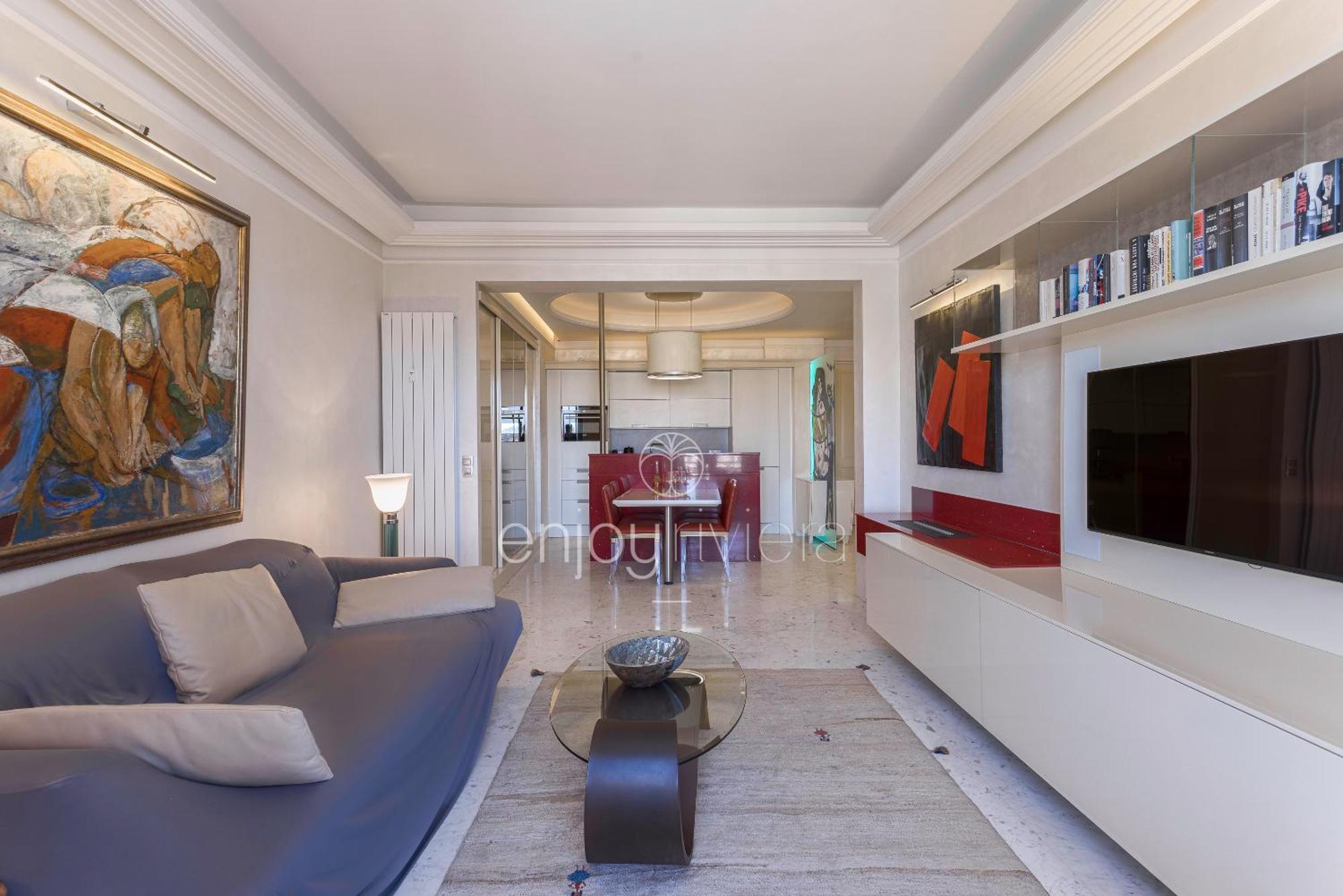Palais Miramar Suite Art Modern - Derniere Etages Vue Mer - 75M De Confort - En Face Des Plages -Wifi - Clim Cannes Dış mekan fotoğraf