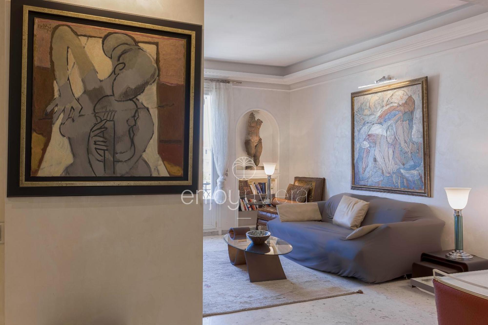 Palais Miramar Suite Art Modern - Derniere Etages Vue Mer - 75M De Confort - En Face Des Plages -Wifi - Clim Cannes Dış mekan fotoğraf